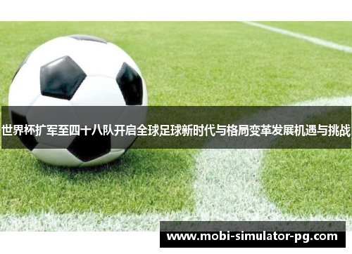 世界杯扩军至四十八队开启全球足球新时代与格局变革发展机遇与挑战